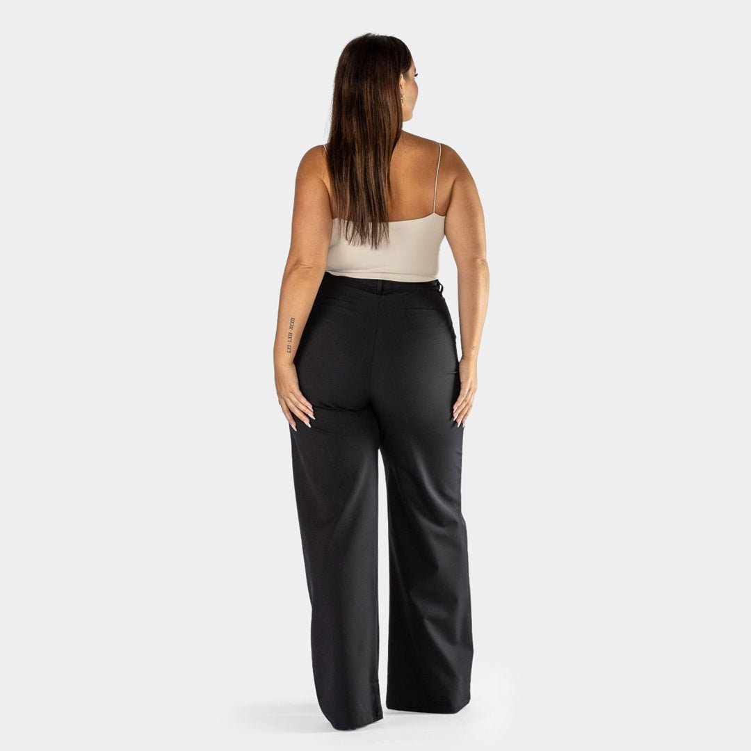 Chic Black Wide Leg Pants for Effortless Style