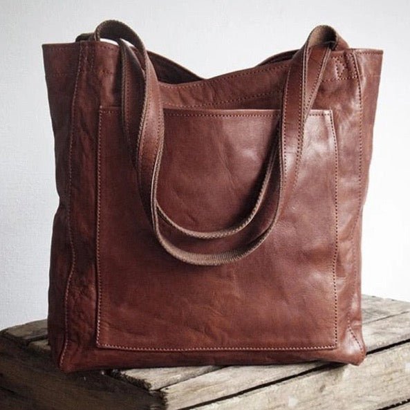 Charlotte Ruime Leren Shopper