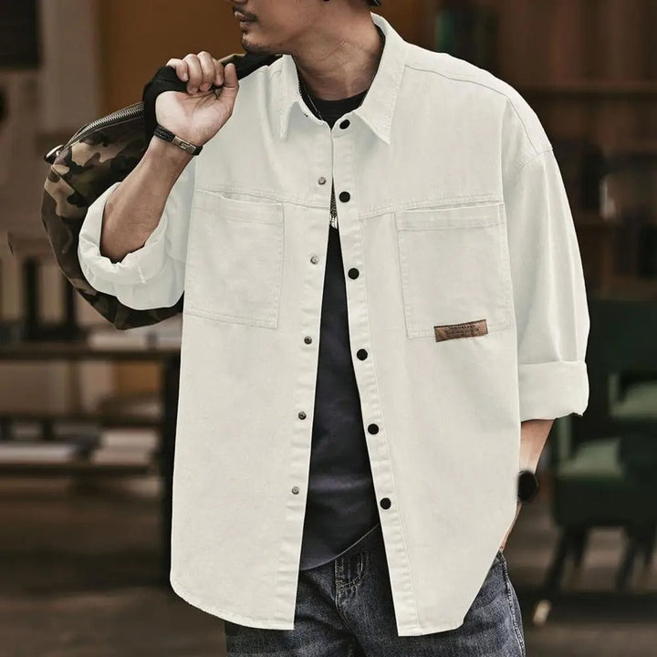 Carson™ Retro Chic Button-Up Shirt