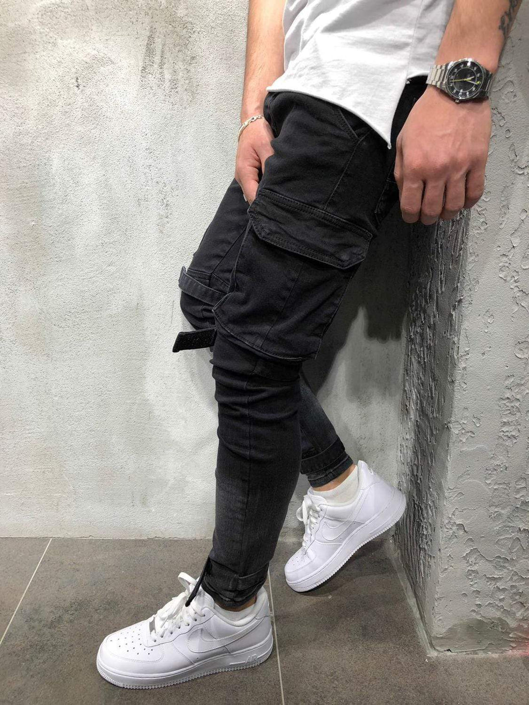 Cargo Jeans Distressed