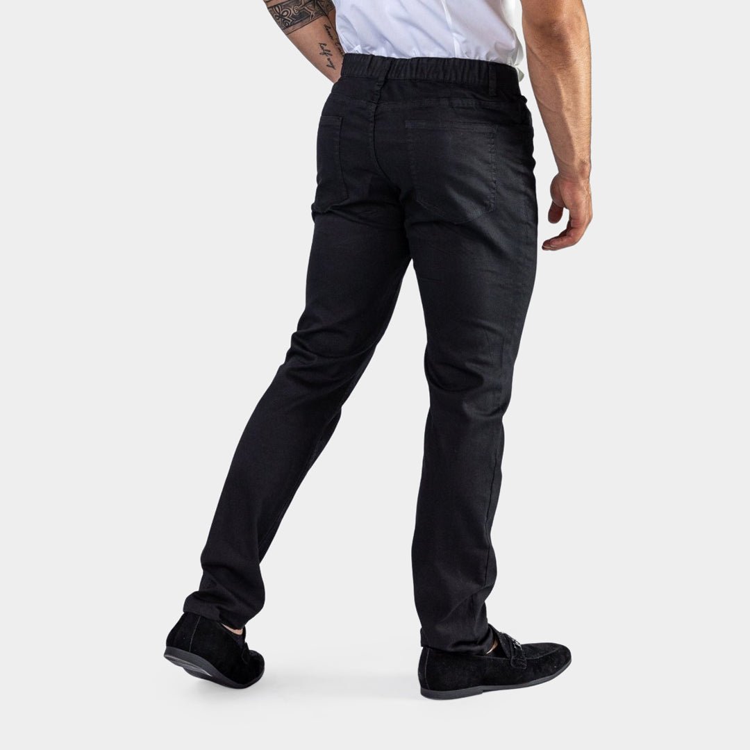 Ultra Stretch Chino Pants - Slim Fit - Black