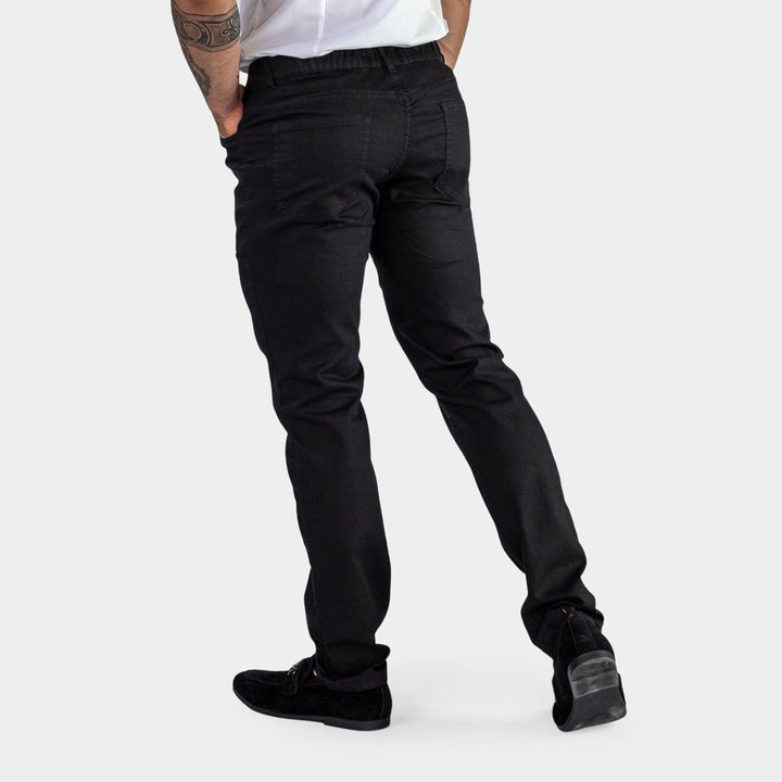 Ultra Stretch Chino Pants - Slim Fit - Black