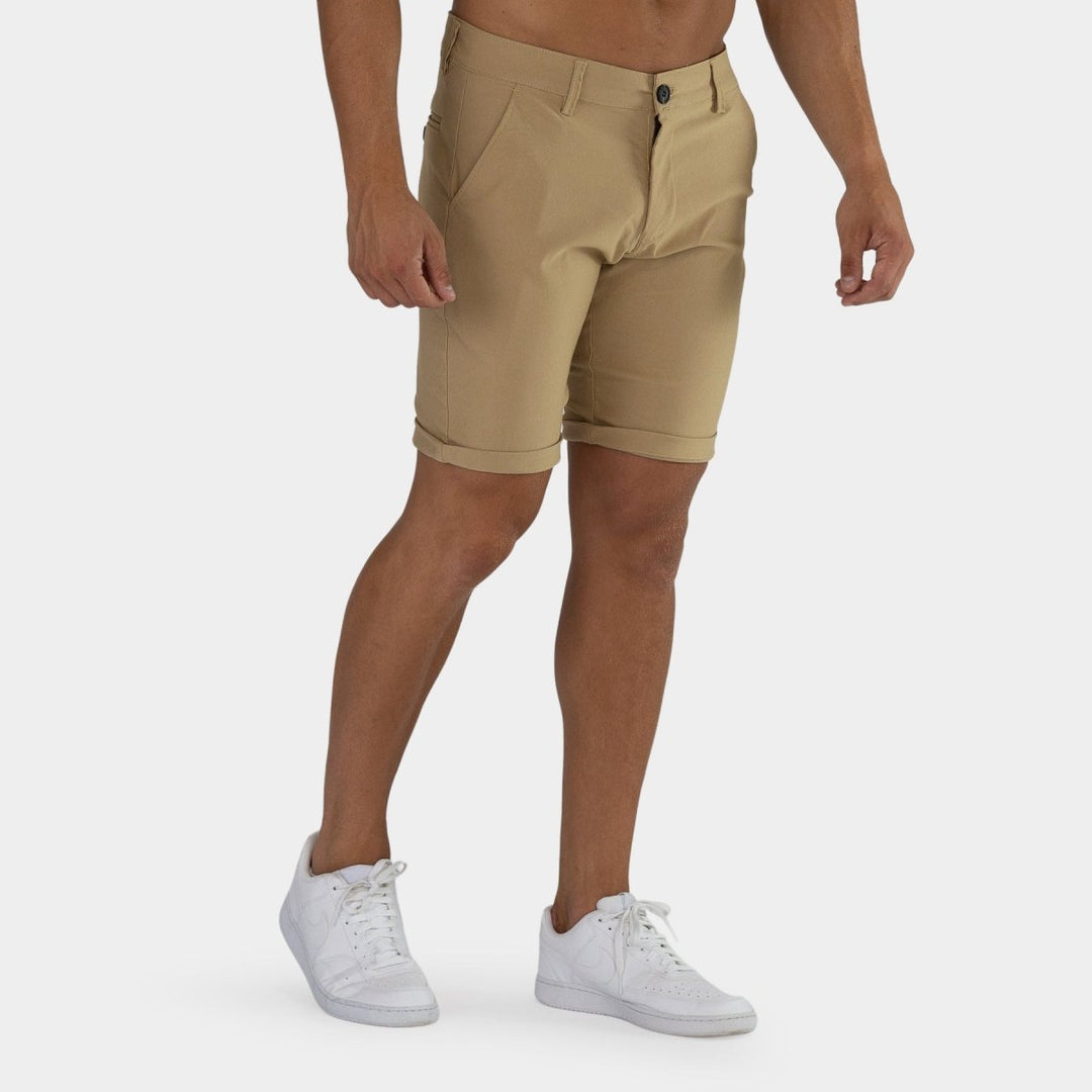 Ultra-Stretch 9” Chino Shorts - Beige