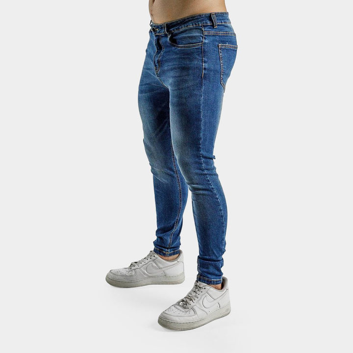 Ultra Stretch Jeans - Skinny Fit - Indigo Fade