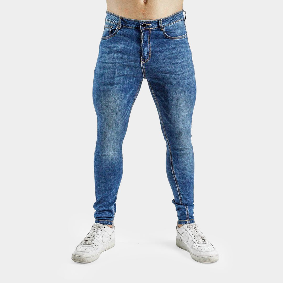 Ultra Stretch Jeans - Skinny Fit - Indigo Fade